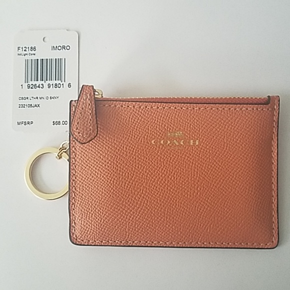 Coach Handbags - Coach Mini Skinny ID Case F12186 Light Coral NWT